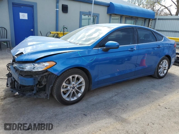 2019 Ford Fusion SE with VIN 3FA6P0HD3KR282706, listed as a Copart auction lot 50561495 with 123,162 mi miles and Salvage Title. Bid and sale history available at carsss.com. Image 1.