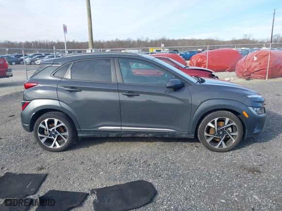2023 Hyundai Kona Limited with VIN KM8K5CA38PU052253, listed as a IAAI auction lot 41604838 with 18,164 mi miles. Bid and sale history available at carsss.com. Image 13.