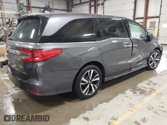 2020 Honda Odyssey Elite with VIN 5FNRL6H9XLB034814, listed as a IAAI auction lot 41940655 with 57,864 mi miles and . Bid and sale history available at DreamBid. Image 4.