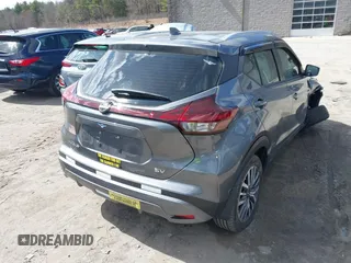 2023 Nissan Kicks SV with VIN 3N1CP5CV7PL501660, listed as a IAAI auction lot 41897253 with 26,501 mi miles. Bid and sale history available at carsss.com. Image 4.