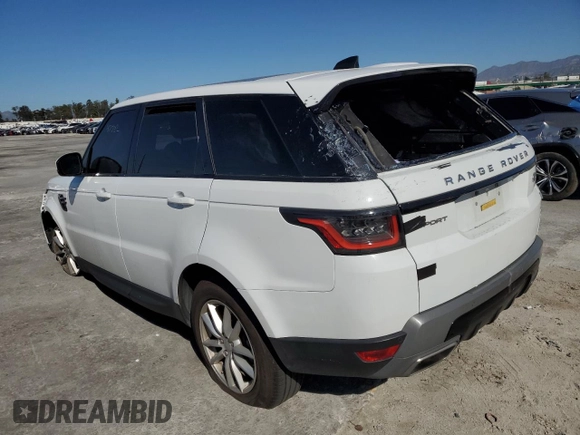 2018 Land Rover Range Rover Sport SE with VIN SALWG2RK7JA407291, listed as a Copart auction lot 40617623 with 47,582 mi miles and . Bid and sale history available at DreamBid. Image 2.
