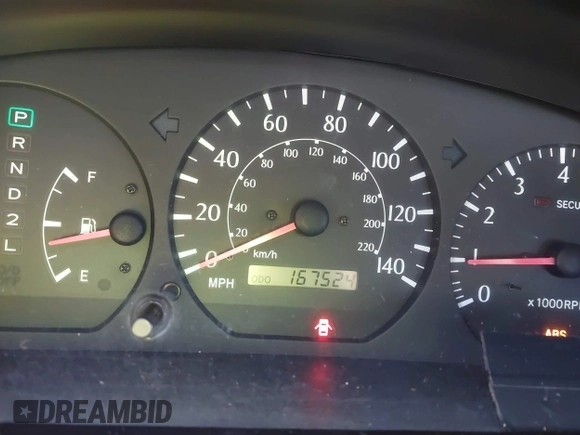 2001 Toyota Solara SE with VIN 2T1FF28PX1C524849, listed as a IAAI auction lot 41607318 with 167,524 mi miles and . Bid and sale history available at carsss.com. Image 7.