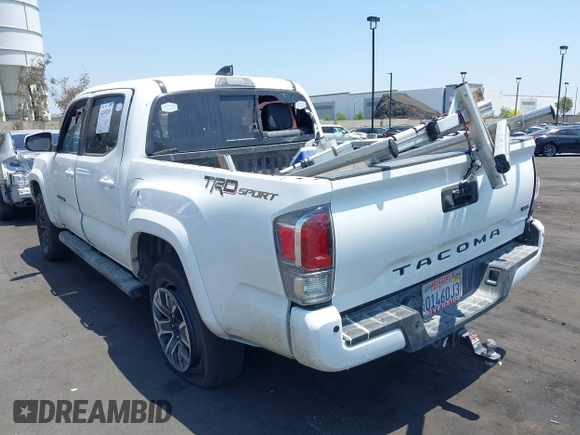 2022 Toyota Tacoma SR5 with VIN 3TMAZ5CN0NM161578, listed as a IAAI auction lot 42430201 with 39,654 mi miles and . Bid and sale history available at DreamBid. Image 3.