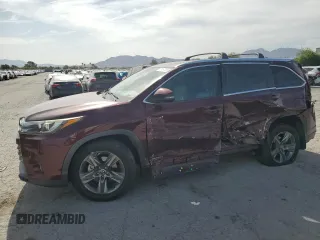 2017 Toyota Highlander Hybrid Limited with VIN 5TDDGRFH7HS032175, listed as a Copart auction lot 58597285 with 70,561 mi miles and Salvage title. Bid and sale history available at DreamBid. Image 1.