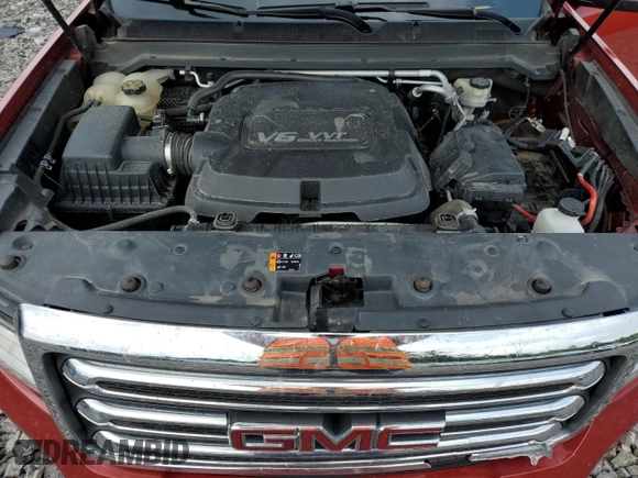 2016 GMC Canyon 4WD SLT with VIN 1GTG6DE30G1222596, listed as a Copart auction lot 64058084 with 121,038 mi miles and Salvage Title. Bid and sale history available at carsss.com. Image 11.