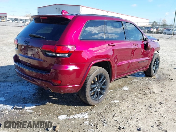 2018 Jeep Grand Cherokee Laredo E with VIN 1C4RJFAG2JC252366, listed as a IAAI auction lot 41742000 with 135,050 mi miles and . Bid and sale history available at DreamBid. Image 4.