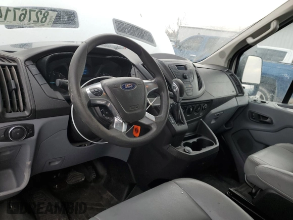 2018 Ford Transit with VIN 1FTYR2CM1JKB47887, listed as a Copart auction lot 82767144 with 177,295 mi miles and Salvage title. Bid and sale history available at DreamBid. Image 8.
