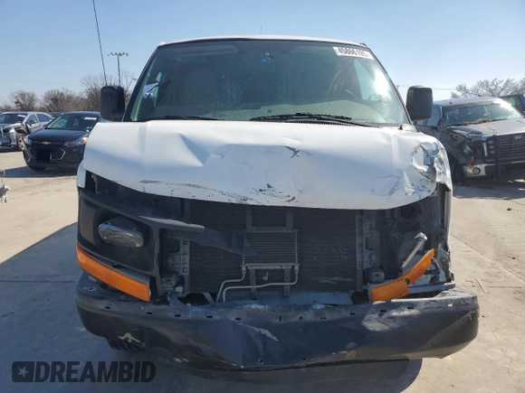 2010 Chevrolet Express Cargo with VIN 1GCZGFBA5A1162729, listed as a Copart auction lot 45866105 with Not provided miles and Salvage title. Bid and sale history available at DreamBid. Image 5.