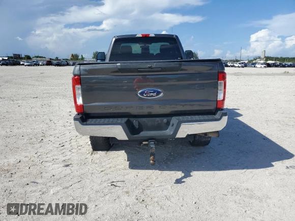 2017 Ford Super Duty F-250 SRW XLT with VIN 1FTBF2BTXHED86449, listed as a Copart auction lot 66594654 with 110,091 mi miles and Salvage Title. Bid and sale history available at carsss.com. Image 6.