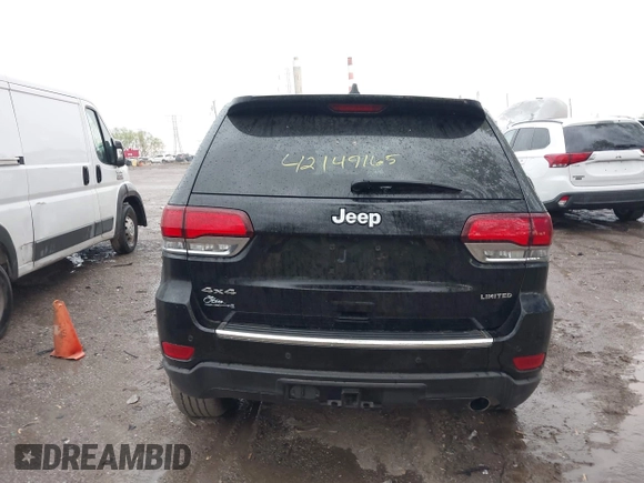 2021 Jeep Grand Cherokee Limited with VIN 1C4RJFBG9MC779517, listed as a IAAI auction lot 42149165 with 41,894 mi miles and . Bid and sale history available at DreamBid. Image 17.
