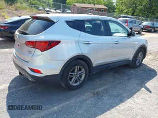 2018 Hyundai Santa Fe 2.4L z VIN 5XYZTDLB1JG546708, wystawiony jako IAAI lot #42399917 z przebiegiem 131 932 mil mil oraz . Historia ofert i sprzedaży dostępna na DreamBid. Obrazek 4.