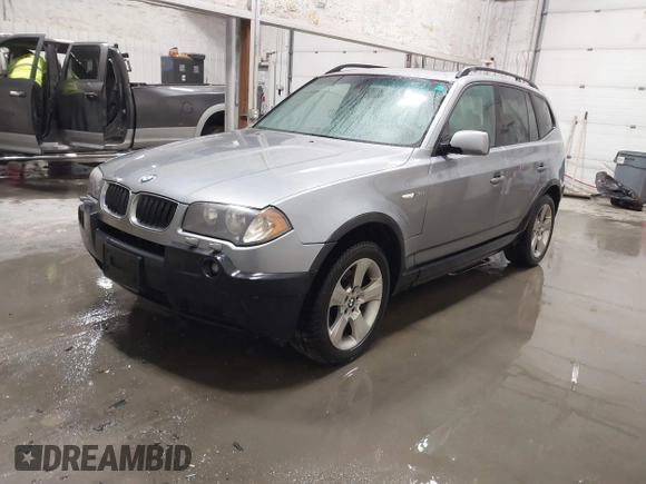 2004 BMW X3 3.0i z VIN WBXPA93444WA62864, wystawiony jako IAAI lot #41819294 z przebiegiem 201 534 mil mil oraz . Historia ofert i sprzedaży dostępna na DreamBid. Obrazek 2.