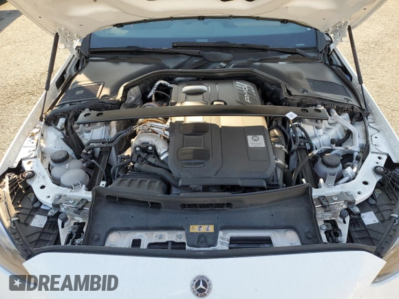 2023 Mercedes-Benz C 43 AMG with VIN W1KAF8HB1PR075633, listed as a Copart auction lot 88280235 with 29,754 mi miles and Salvage Title. Bid and sale history available at DreamBid. Image 13.