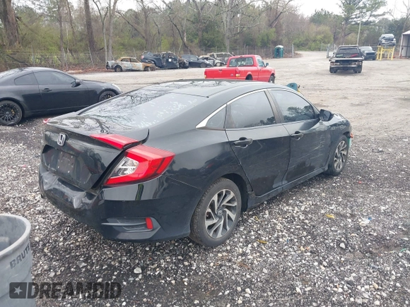 2017 Honda Civic Sedan LX with VIN 19XFC2F57HE078956, listed as a IAAI auction lot 41863593 with 175,088 mi miles. Bid and sale history available at carsss.com. Image 4.