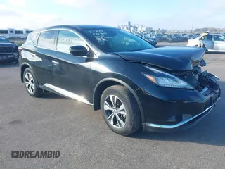 2020 Nissan Murano S with VIN 5N1AZ2AS1LN172482, listed as a IAAI auction lot 40798737 with 42,509 mi miles and . Bid and sale history available at carsss.com. Image 1.