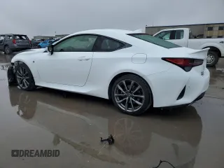 2020 Lexus RC 300 F Sport z VIN JTHGA5BC0L5010484, wystawiony jako Copart lot #82191544 z przebiegiem 39 411 mil mil oraz Szkoda całkowita • Salvage title. Historia ofert i sprzedaży dostępna na DreamBid. Obrazek 2.