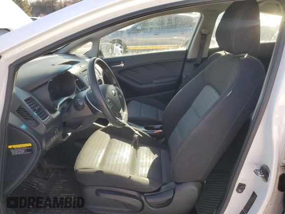 2015 Kia Forte LX with VIN KNAFX4A64F5405545, listed as a Copart auction lot 87821285 with 163,130 mi miles and Salvage Title. Bid and sale history available at DreamBid. Image 7.