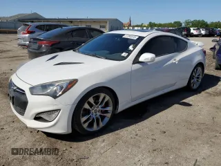 2013 Hyundai Genesis Coupe Track z VIN KMHHU6KJ6DU079703, wystawiony jako Copart lot #57285915 z przebiegiem 154 940 mil mil oraz Tytuł czysty. Historia ofert i sprzedaży dostępna na DreamBid. Obrazek 1.