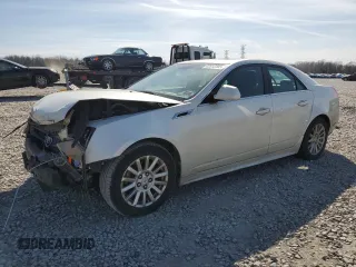 2011 Cadillac CTS with VIN 1G6DC5EY1B0156963, listed as a Copart auction lot 47612395 with 110,978 mi miles and Salvage Title. Bid and sale history available at DreamBid. Image 1.