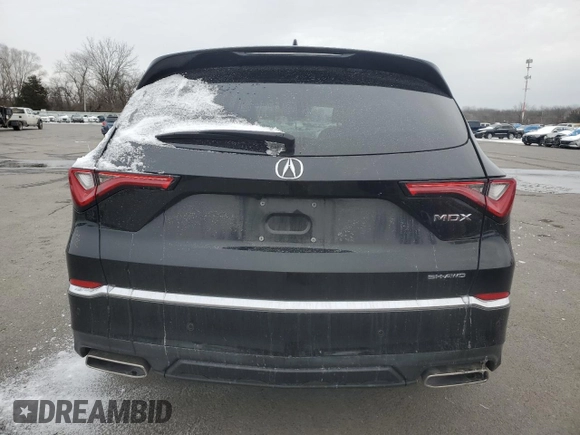 2022 Acura MDX w/Technology Package with VIN 5J8YE1H42NL005726, listed as a Copart auction lot 89049915 with 57,838 mi miles and Salvage Title. Bid and sale history available at carsss.com. Image 6.
