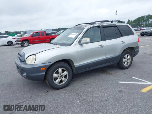2006 Hyundai Santa Fe GLS with VIN KM8SC13D26U079706, listed as a IAAI auction lot 42464991 with 133,735 mi miles and . Bid and sale history available at DreamBid. Image 2.