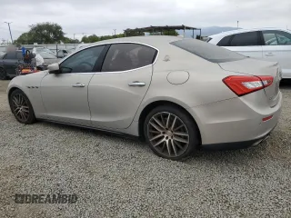2015 Maserati Ghibli S Q4 z VIN ZAM57RTA1F1138087, wystawiony jako Copart lot #58412195 z przebiegiem 111 206 mil mil oraz Szkoda całkowita • Salvage title. Historia ofert i sprzedaży dostępna na DreamBid. Obrazek 2.