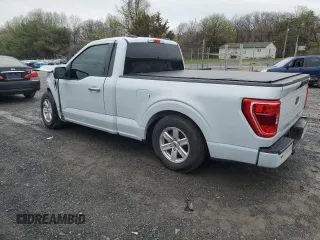 2022 Ford F-150 XL with VIN 1FTMF1C57NKE48891, listed as a Copart auction lot 51837445 with 17,285 mi miles and Salvage title. Bid and sale history available at DreamBid. Image 2.