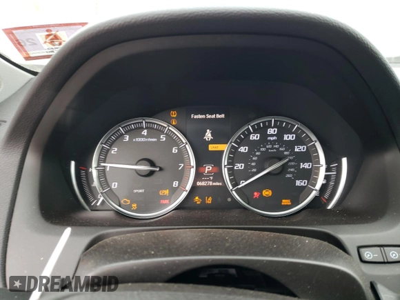 2017 Acura TLX V6 w/Technology Pkg with VIN 19UUB3F5XHA003124, listed as a Copart auction lot 79726844 with 68,278 mi miles and Salvage Title. Bid and sale history available at carsss.com. Image 9.
