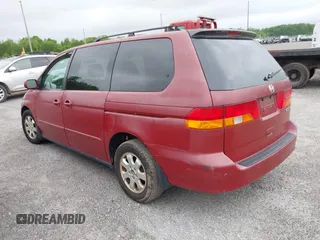 2002 Honda Odyssey EX-L z VIN 2HKRL18092H572036, wystawiony jako IAAI lot #42122713 z przebiegiem Nie podano mil oraz . Historia ofert i sprzedaży dostępna na DreamBid. Obrazek 3.