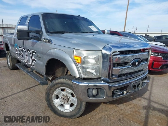 2014 Ford Super Duty F-250 SRW XL with VIN 1FT7W2BT7EEB01336, listed as a IAAI auction lot 41812032 with 276,996 mi miles. Bid and sale history available at carsss.com. Image 1.