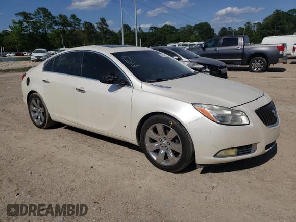 2012 Buick Regal Premium 1 with VIN 2G4GS5EK9C9132535, listed as a Copart auction lot 56859435 with 195,036 mi miles and Salvage title. Bid and sale history available at DreamBid. Image 4.