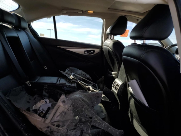 2021 Infiniti Q50 3.0t LUXE with VIN JN1EV7BR3MM755799, listed as a Copart auction lot 81531134 with NaN miles and Salvage Title. Bid and sale history available at carsss.com. Image 11.