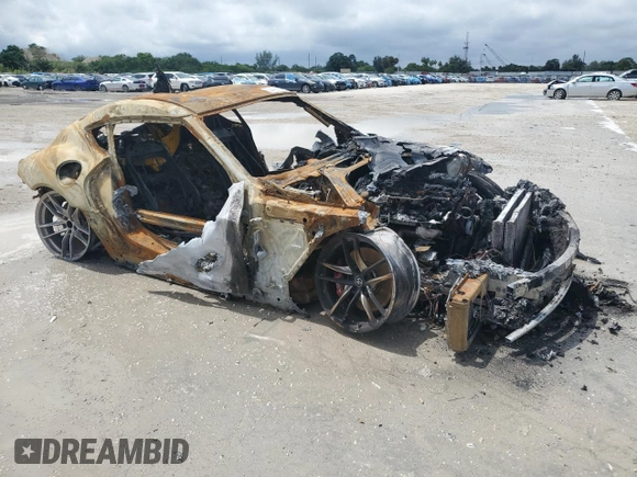 2021 Toyota Supra 3.0 with VIN WZ1DB0C02MW039667, listed as a Copart auction lot 52436675 with Not provided miles and Non repairable. Bid and sale history available at DreamBid. Image 4.