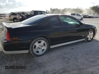 2007 Chevrolet Monte Carlo SS with VIN 2G1WL15C679156630, listed as a Copart auction lot 77870894 with 128,037 mi miles and Non Repairable. Bid and sale history available at carsss.com. Image 3.