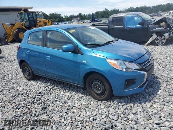 2022 Mitsubishi Mirage ES with VIN ML32AUHJ6NH001093, listed as a Copart auction lot 60275145 with 51,061 mi miles and Salvage title. Bid and sale history available at DreamBid. Image 4.