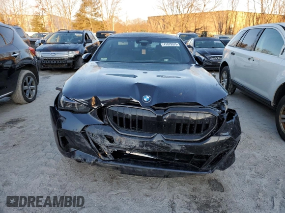 2024 BMW 5 Series 530i xDrive with VIN WBA53FJ09RCP91572, listed as a Copart auction lot 41979975 with 0 mi miles and Salvage Title. Bid and sale history available at carsss.com. Image 5.