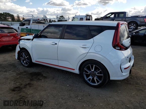 2021 Kia Soul GT-Line with VIN KNDJ63AU4M7744073, listed as a Copart auction lot 77867864 with 67,436 mi miles and Salvage Title. Bid and sale history available at DreamBid. Image 2.