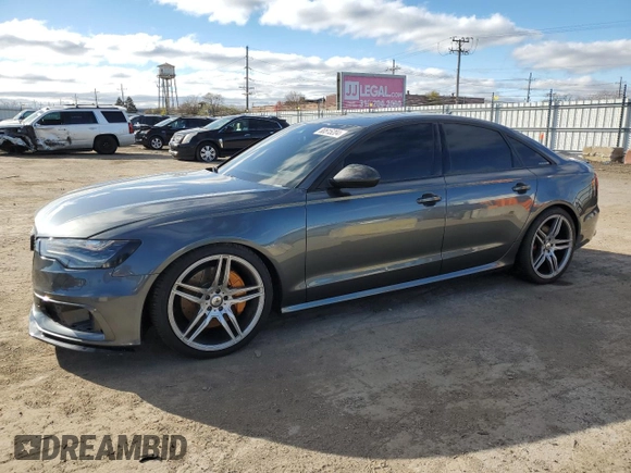 2015 Audi A6 Prestige z VIN WAUHGAFC2FN006252, wystawiony jako Copart lot #80515204 z przebiegiem 131 466 mil mil oraz Szkoda całkowita • Salvage title. Historia ofert i sprzedaży dostępna na DreamBid. Obrazek 1.