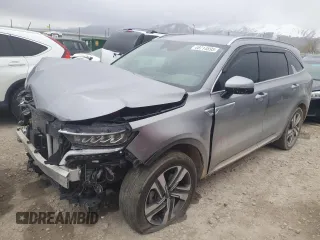 2023 Kia Sorento Hybrid EX with VIN KNDRHDLG7P5176086, listed as a Copart auction lot 48714895 with 36,494 mi miles and Salvage Title. Bid and sale history available at carsss.com. Image 1.