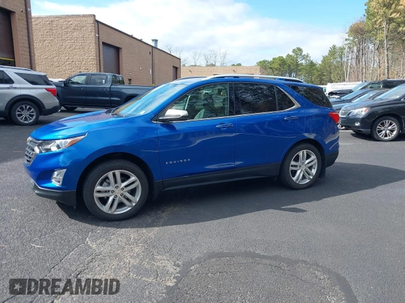 2019 Chevrolet Equinox Premier with VIN 3GNAXYEX1KS582293, listed as a IAAI auction lot 42065952 with 14,353 mi miles. Bid and sale history available at carsss.com. Image 6.