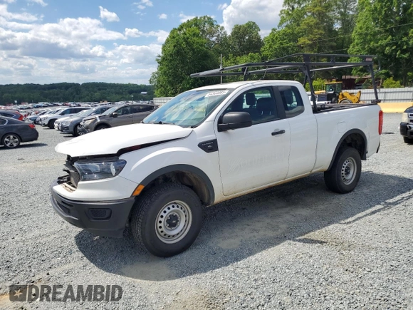 2023 Ford Ranger XL with VIN 1FTER1EH8PLE05760, listed as a Copart auction lot 54344085 with 49,891 mi miles and Salvage title. Bid and sale history available at DreamBid. Image 1.