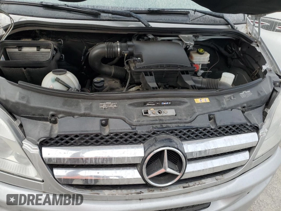 2012 Mercedes-Benz Sprinter with VIN WD3PF4CD5C5699548, listed as a Copart auction lot 76361884 with 46,471 mi miles and Salvage Title. Bid and sale history available at DreamBid. Image 12.