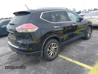 2014 Nissan Rogue SV with VIN 5N1AT2MV9EC775640, listed as a IAAI auction lot 41335425 with 84,424 mi miles and . Bid and sale history available at carsss.com. Image 4.