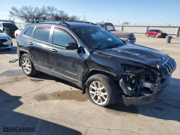 2016 Jeep Cherokee Sport with VIN 1C4PJMAS4GW282878, listed as a Copart auction lot 46786845 with 123,073 mi miles and Salvage Title. Bid and sale history available at carsss.com. Image 4.