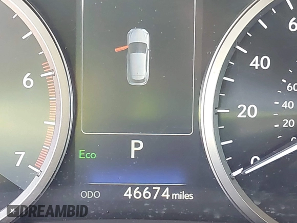 2020 Lexus NX with VIN JTJGARDZ4L2235032, listed as a IAAI auction lot 41924292 with 46,674 mi miles. Bid and sale history available at carsss.com. Image 16.