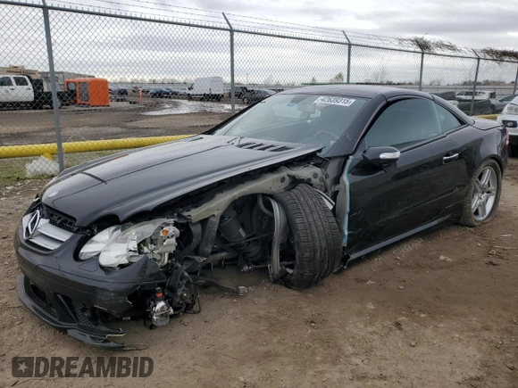 2008 Mercedes-Benz SL 550 with VIN WDBSK71F88F139671, listed as a Copart auction lot 42639315 with Not provided miles and Salvage title. Bid and sale history available at DreamBid. Image 1.