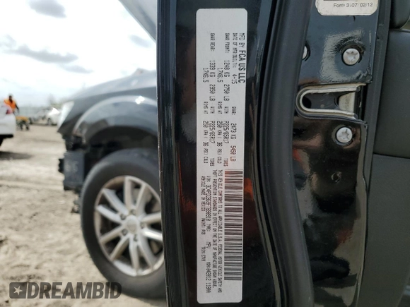 2015 Dodge Journey SXT with VIN 3C4PDCBG9FT690910, listed as a Copart auction lot 48195875 with 110,489 mi miles and Salvage Title. Bid and sale history available at DreamBid. Image 16.