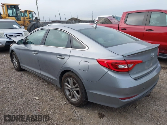2016 Hyundai Sonata SE with VIN 5NPE24AF5GH375681, listed as a IAAI auction lot 42047034 with 137,256 mi miles and . Bid and sale history available at carsss.com. Image 3.