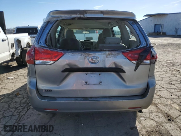2013 Toyota Sienna L with VIN 5TDZK3DCXDS376215, listed as a Copart auction lot 49269855 with 215,558 mi miles and Clean Title. Bid and sale history available at carsss.com. Image 6.