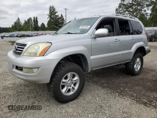2006 Lexus GX 470 with VIN JTJBT20X560124702, listed as a Copart auction lot 55847435 with Not provided miles and Salvage title. Bid and sale history available at DreamBid. Image 1.
